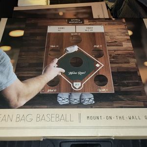 Studio Mercantile Bean Bag Toss Hanging Baseball Game Set